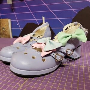 Pastel lolita shoes